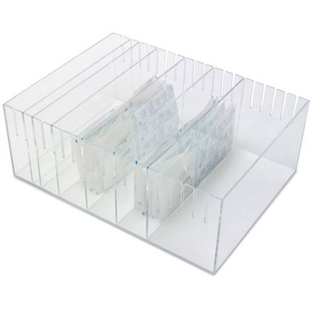 Divisible Acrylic Drawer Organizer Organizer and 6 Dividers - 22"L x 16.25"W x 8.375"H