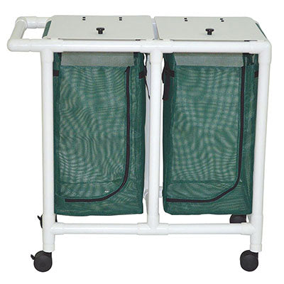 Double Hamper with Mesh Bag