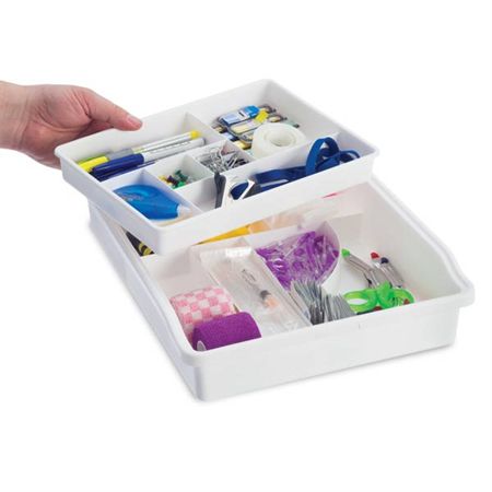 Drawer Organizer Interlocking 9-Piece Bin Pack