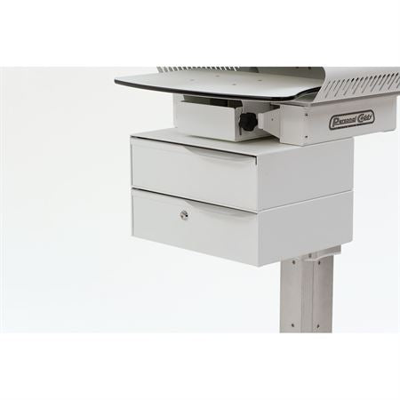 Dual 3.25" Drawer 1 Non-Locking, 1 Programmable Lock