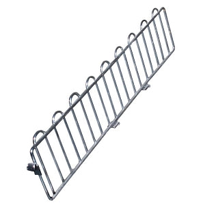 Eagle Group Cart Parts - 18" x 48" x 69" Chrome Divider for Suture Cart - M18C