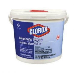 Clorox Bleach Germicidal Wipes - Clorox Germicidal Wipes, Tub, 110 Wipes - 409300201