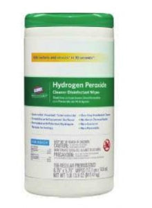 Clorox Hydrogen Peroxide Clinical Wipes - Clorox H2O2 Disinfecting Wipes, 155 Wipes - 410600500