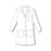 Encompass Group, LLC Encompass Basic Princess Style Lab Coats - Lab Coat, Princess Style, Women's, Bust 32, Size 2 - 47401-W02