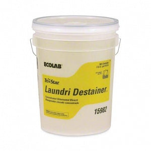 Ecolab Tri-Star Laundri Destainer - Laundri Destainer, 5 gal. - 15982