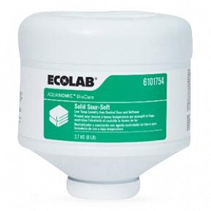 Ecolab Aquanomic BioCare Solid Laundry Sour-Soft - Aquanomic BioCare Solid Laundry Sour-Soft, Solid, 6 lb - 6101754