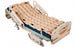 EHOB Waffle Econocare Overlays - Waffle EconoCare Plus Mattress Overlay Pad, 75" x 34" x 3.5" - 1025EC