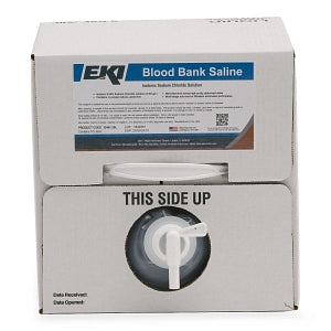 EK Industries Blood Bank Saline without Preservative - Blood Bank Saline, 0.85%, 20 L - 12441-20L