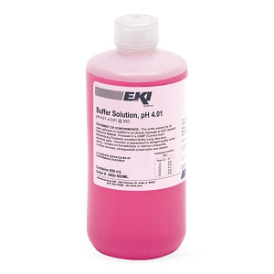 EK Industries pH 4 Buffer Solution - pH 4 Calibration Buffer Solution, pH 4.01, 500 mL - 2500-500ML