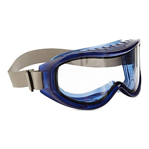 Sellstrom Manufacturing Odyssey II Chemical Splash Goggles with Replaceable Lenses - Dual Lens Chemical Goggles, Clear Tint, Blue - S80201