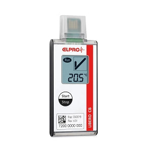 Elpro LIBERO PDF Single-Use Temperature Data Loggers - LIBERO CB PDF Single-Use Temperature Data Logger, Industry Compliant, with 2 Temperature Limits - 800002