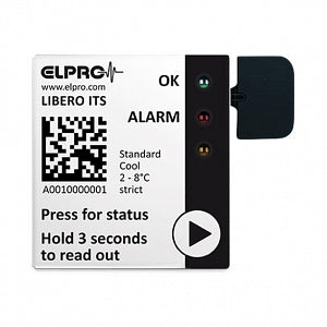 Elpro LIBERO ITS Multi-Level Temperature Indicators - LIBERO ITS Multi-Level Temperature Indicator Kit, Produces CFR 21 Part 11 Compliant Reports, 2°C - 8°C Range - 802220