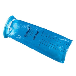 Centurion Centurion Emesis Bags - Centurion Emesis Bag with Rigid Ring and Graduations, Blue, HDPE - EMEBAG