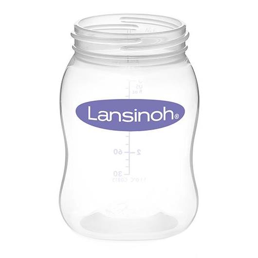 Lansinoh Laboratory Breastmilk Storage Bottles - Breastmilk Feeding Bottle, 8 oz. - 71056