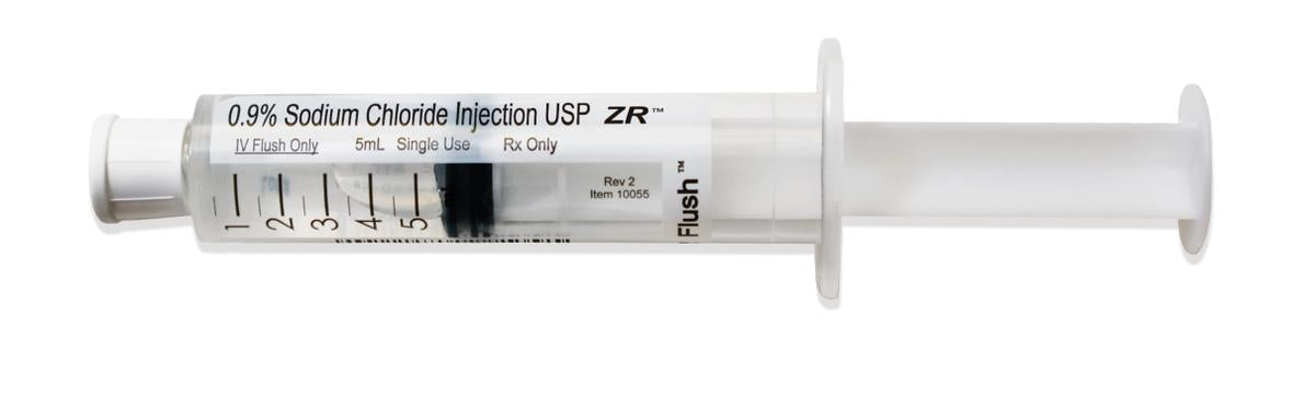 Prefilled Syringe with Saline