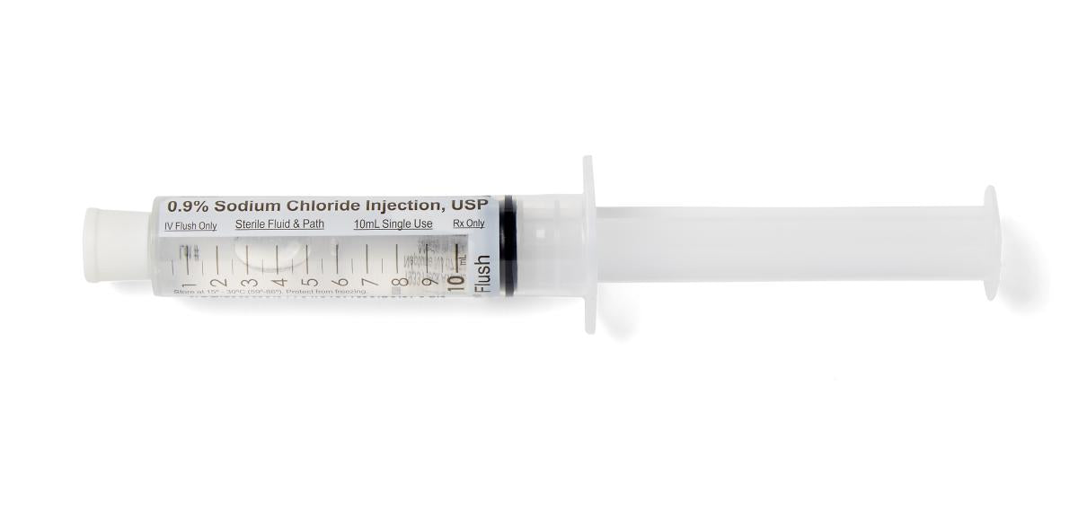 Prefilled Syringe with Saline