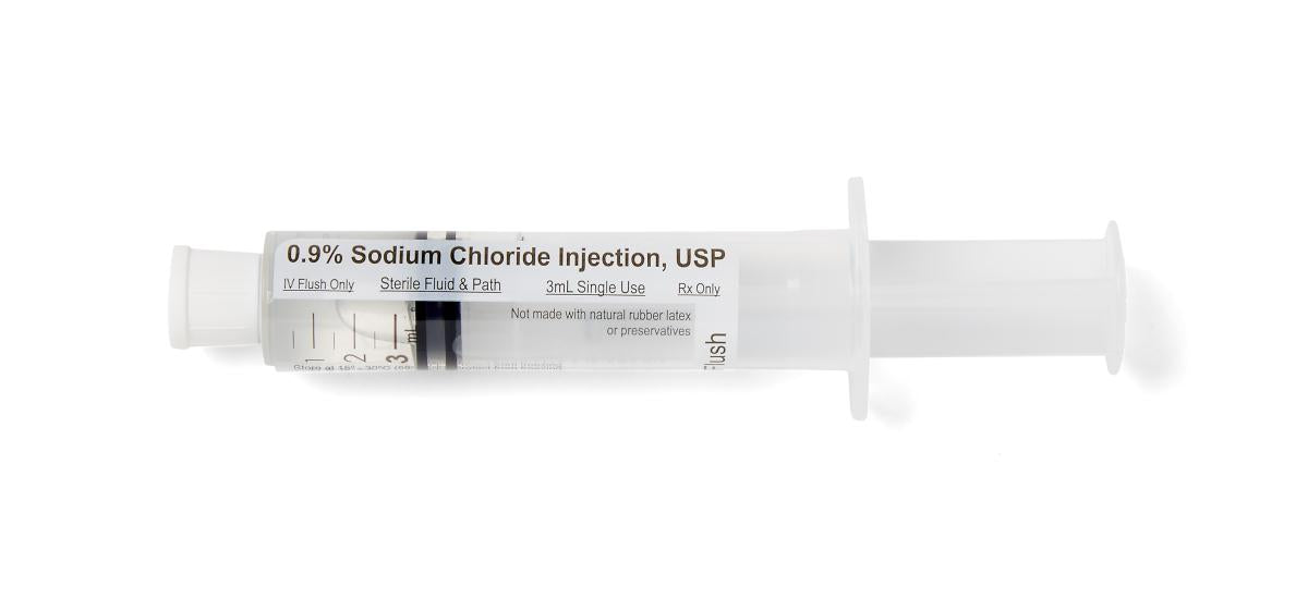 Prefilled Syringe with Saline