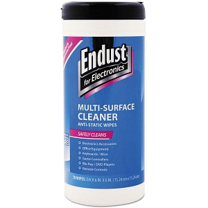 Endust Endust Antistatic Premoistened Wipes for Electronics - 6" x 6" Antistatic Premoistened Wipes for Electronics - 259-000