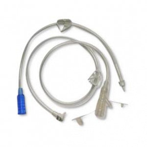 Applied Medical Technology AMT Mini Classic Compatible Extension Sets - Mini Classic Compatible Gastric Extension Set with Straight Connector and Bolus Adapter, 12" - 6-1211