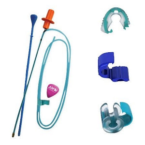 Applied Medical Technology Bridle Nasal Feeding Tube Retaining System - Bridle Pro NG Tube Kit, 12 Fr, Dark Blue - 4-4212