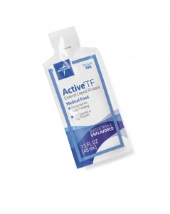 Medline Active TF Enteral Liquid Protein Nutritional Supplement - Active TF Enteral Liquid Protein, Water Thin and Unflavored, 1.5-oz. (45 mL) Packet - NNI11444