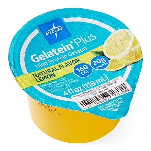 Medline Active Gelatein Plus - Active Gelatein Plus Geltain, Lemon, 4 oz. Cup - ENT703Z