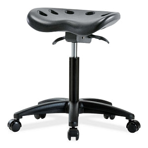 E Com Seatings Polyurethane Tractor Stools - POLY TRACT MB SO - BLK BASE, CSTRS, BLK - PTMBSO-RG-NF-RC-BLK