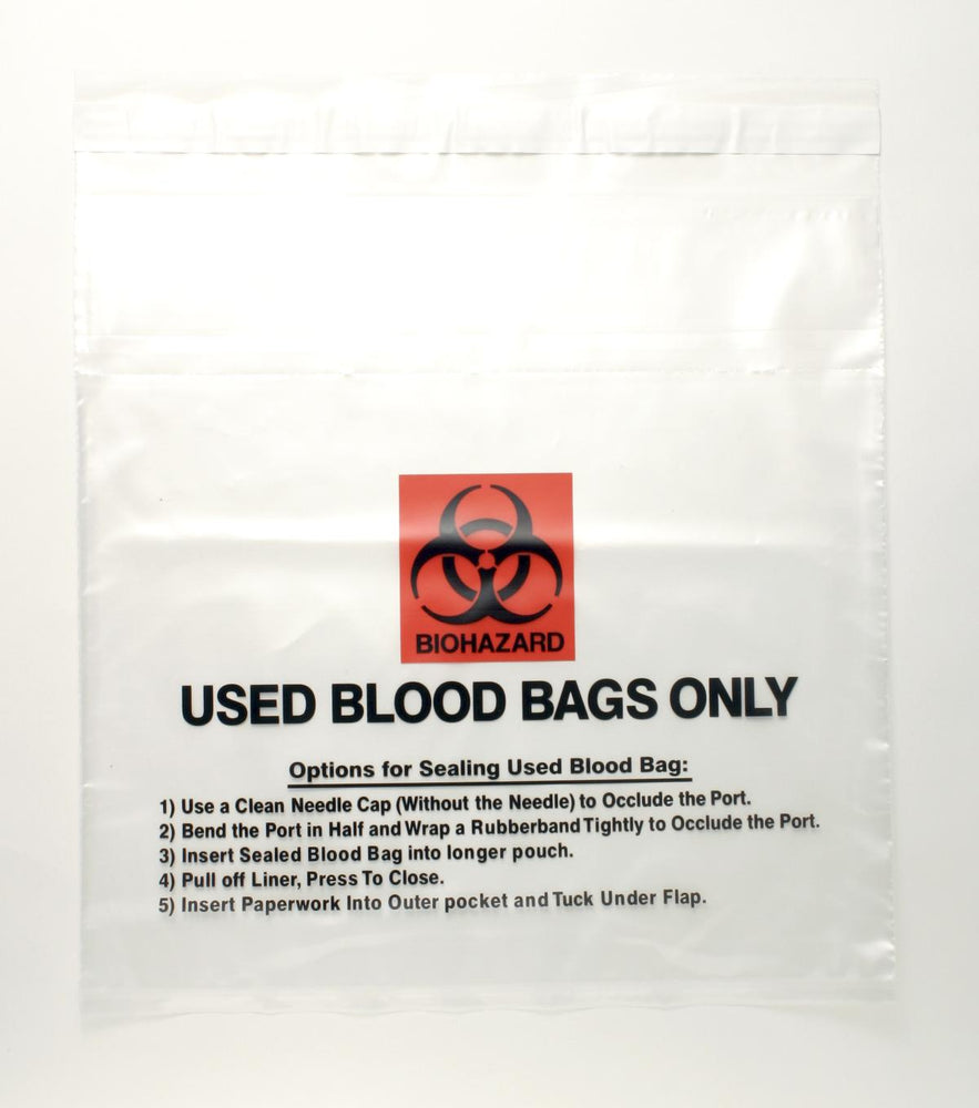 Used Blood Transport Bag By Elkay Plastics