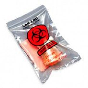 Elkay Plastics LDPE Pink-Tint Specimen Transfer Bags - BAG, BIOHAZ, RECLOS, 2MIL, 12X15, PNK, 1000/CS - LAB221215PT