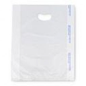 12x3x18 Recycled White Paper Merchandise Bags