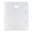 Elkay Plastics HDPE Merchandise Bags with Die-Cut Handles - BAG, WHT, MRCHNDSE, DIECUT, 0.7 MIL, 12X3X18 - CH18WE