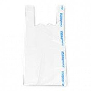 Elkay Plastronic T-Shirt Bags - BAG, WHITE, T-SHIRT, 0.65 MIL, 12X6X23 - CT1824W