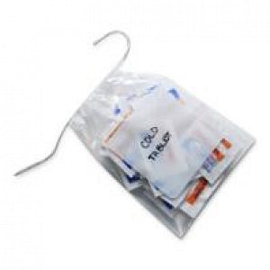 Elkay Plastics PP Pull-Tite Drawstring Bag with White Block - BAG, CLEAR, DRAWSTRING, 1.5MIL, 10X14.5 - DS151014W