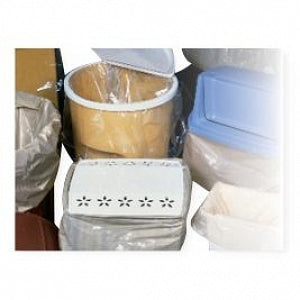 Elkay Plastics Can Liners and Bags - BAG, CLEAR, LINER, HDPE, 60GL, 17MIC, 38X58 - HDN3858HD