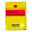 Elkay Plastics Lab Loc Biohazard Specimen Bags - Lab Loc Resealable Specimen Bag with Removable Biohazard Symbol, 3-Wall Construction, 6" x 9", Yellow Tint - LABZ69YE