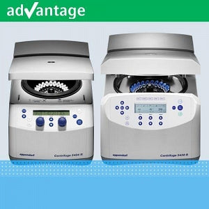 Eppendorf Microcentrifuges With Rotor - 5424 Nonrefrigerated Microcentrifuge with Knob, 24 x 2 mL Aerosol-Tight Rotor, 120 V - 022629891