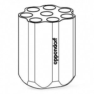 Eppendorf Centrifuge Adapters - ADAPTER, 5804, 8X15ML, CON F / S-4-72, 2/PK - 5804783000