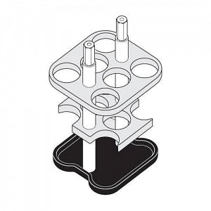 Eppendorf Centrifuge Adapters for Rotor A-4-38 - CENRTI ACCES, ADAPTER 6X15ML F / A-4-38 REC - 022639366