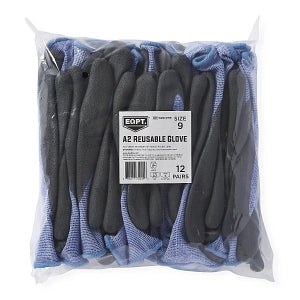 Medline EQPT Cut Level A2 Industrial Gloves - 15 Gauge EQPT Cut Level A2 Nitrile Dip Industrial Gloves, Size XL - EQNC21510