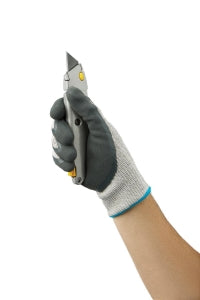 Medline EQPT Cut Level A4 Industrial Gloves - 13 Gauge EQPT Cut Level A4 Nitrile Dip Industrial Gloves, Size XL - EQNC41310