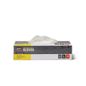 Medline EQPT Powdered Disposable Vinyl Gloves - EQPT Powdered Vinyl Industrial Gloves, 100 Count, Size L - EQPT4133P