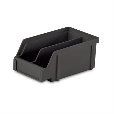 ESD Organizer Bin with Molded in Divider 8.8"W x 6.6"D x 2.9"H