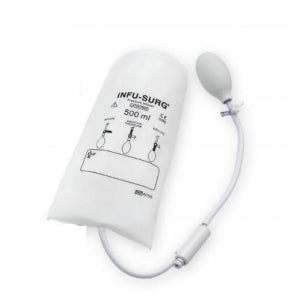 SunMed Infu-Surg Pressure Infusion Bags - Sterile Infusion Bag with Hook and Valve, 500 mL - 4050