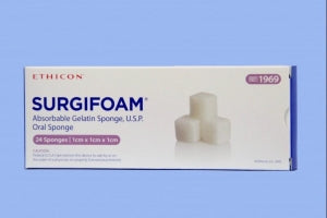 Ethicon Surgifoam Absorbable Gelatin Sponges - Surgifoam Oral Gelatin Sponge, 1 cm x 1 cm x 1 cm - 1969