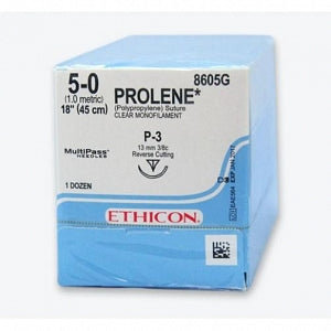 Ethicon Precision Point Prolene Nonabsorbable Sutures - Undyed Single ...