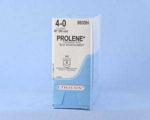 Ethicon Tapercut Prolene Non-Absorbable Sutures - SUTURE, PROLENE, MONO, BLUE, 4/0, 36", V-5 - 8935H