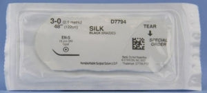 Ethicon D-Special Silk Sutures - SUTURE, D-SPECIAL, SILK, 3/0, SKI-TAPER - D7794