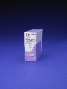 Ethicon Coated Vicryl Plus Sutures - Coated Vicryl Plus Suture, Undyed Braided, Size 2-0, 8" x 18", Size 0, with SH Needle, D-Special - D9911