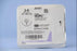 Ethicon Taper Point Vicryl Synthetic Absorbable Sutures - Undyed Coated Vicryl 2-0 CT-1 Taper 18" Suture - J839D