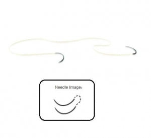 Ethicon Stratafix Knotless Tissue Control Devices - Stratafix Spiral PGA-PCL Knotless Suture, Undyed, Size 4-0, 30 cm x 30 cm, with 3/8 Circle Reverse Cutting FS-2 Needle, 19 mm - SXMD2B409